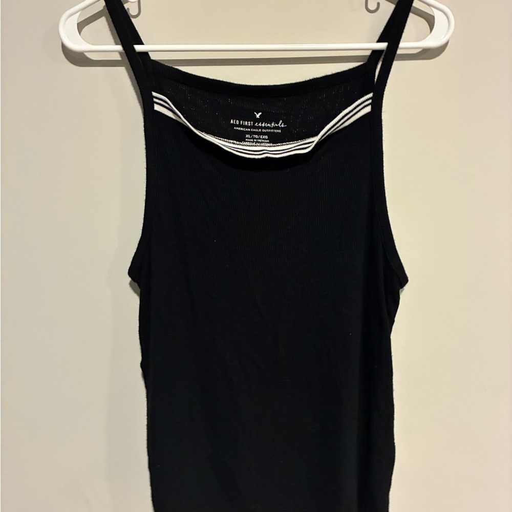 American Eagle Outfitters Black Tank Top